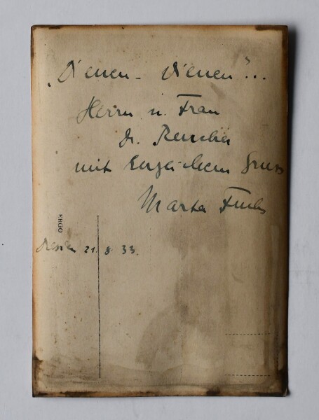 Adolf Dous | Marta Fuchs Fotografien mit eigenhändiger Widmung | Fotografie | 1933-39