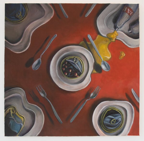 Eliane Diur - Galaxie aus der Dose - 2023 - Öl auf Leinwand - K2