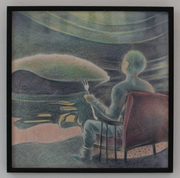 Eliane Diur - ohne Titel - 2023 - Farbstift auf Papier - K2