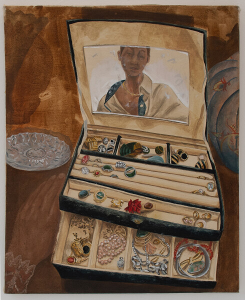 Mathilda Köhler - Schmuckkästchen - 2023 - Öl auf Leinwand - K2