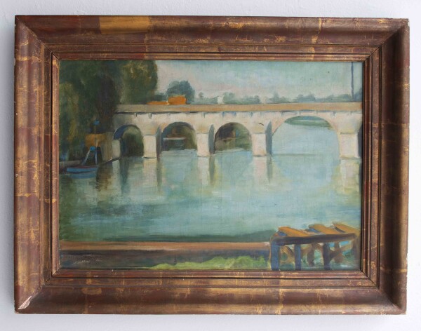 Ernst Baltensperger - Brücke in Paris - undatiert - Ölgemälde