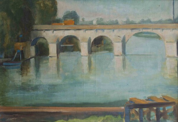 Ernst Baltensperger - Brücke in Paris - undatiert - Ölgemälde
