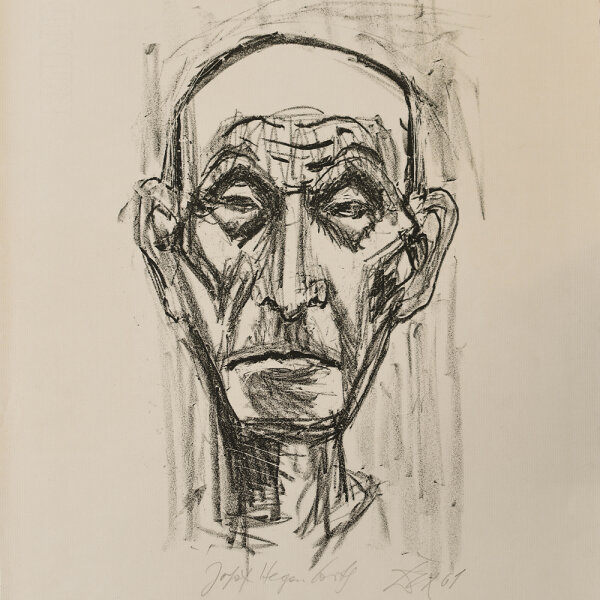 Otto Dix - Porträt Josef Hegenbarth - 1961 - Lithografie