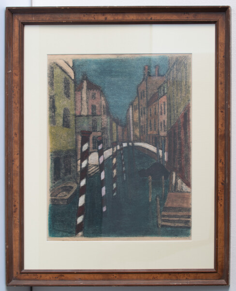 Gerda Rotermund - Venedig - undatiert - Monotypie