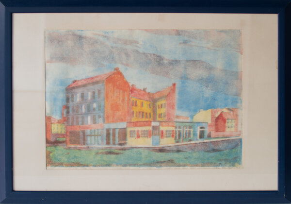 Gerda Rotermund - Stadthäuser (Berlin) - undatiert - Monotypie