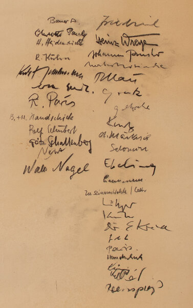 Paris, Rosenspieß, Pauli, Richter, u.v.m. - Autographen - 1960er Jahre