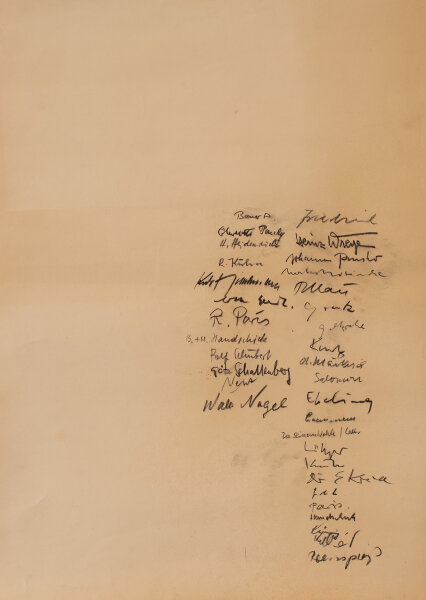 Paris, Rosenspieß, Pauli, Richter, u.v.m. - Autographen - 1960er Jahre