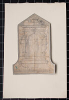 Florentinisch - Epitaphentwurf - um 1550 - Schwarze Feder, grau laviert