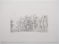 Werner Tübke - Letzte Wahrnehmungen II - 1981 - Kreidelithografie