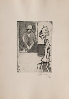 Herbert Sandberg - Otto Nagel - 1961 - Radierung mit Aquatinta