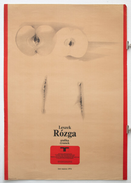 Leszek Rózga - Lezsek Rózga grafika rysunek (Ausstellungsplakat) - 1974 - Farboffsetlithografie