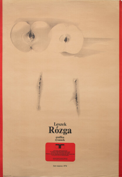 Leszek Rózga - Lezsek Rózga grafika rysunek (Ausstellungsplakat) - 1974 - Farboffsetlithografie