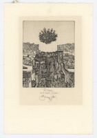 Albín Brunovský - The Tower - 1977 - Radierung