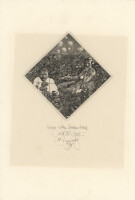 Albín Brunovský - Siting in the Garden House - 1975 - Radierung