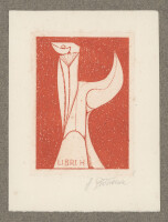 Henryk? Plóciennik - Libri H - undatiert - Radierung in Rot