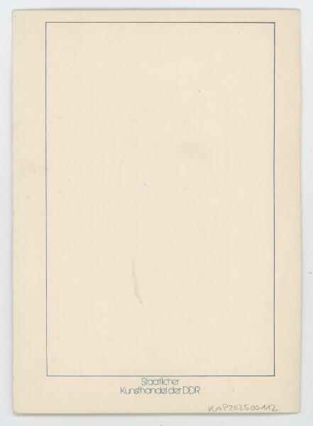 Egberth Herfurth - Verkehrte Welt - 1975 - Kolorierter Holzstich