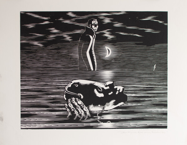 Wolfgang Mattheuer - Das tragische Ende eines Unerkannten - 1973 - Holzschnitt