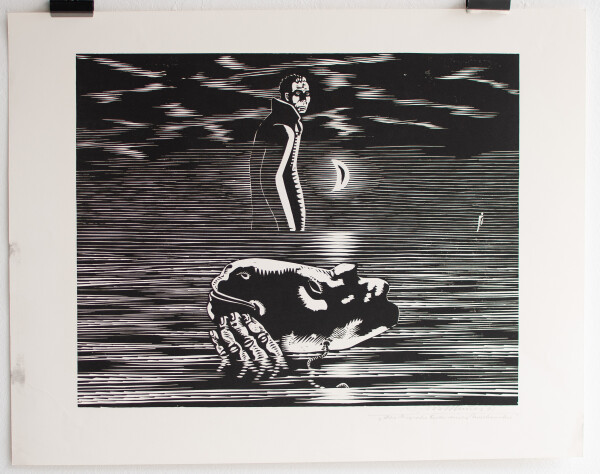 Wolfgang Mattheuer - Das tragische Ende eines Unerkannten - 1973 - Holzschnitt