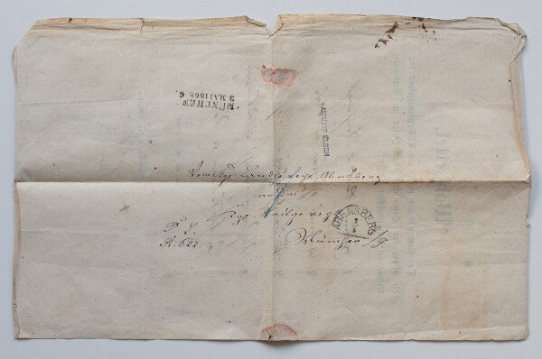 Königreich Bayern - Wahlzettel zur Volksvertretung im deutschen Bund - 25. April 1848