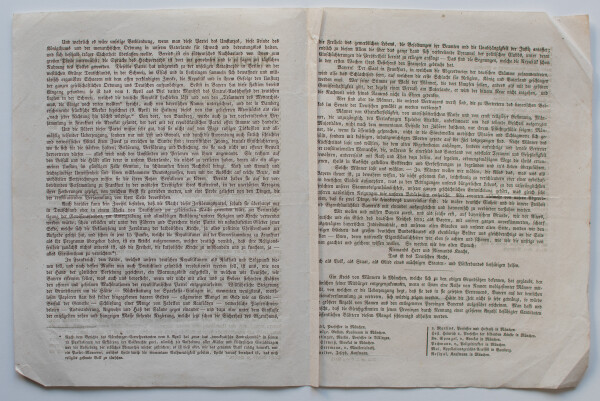 Königreich Bayern - Aufruf zur Wahl der Volksvertretung im deutschen Bund - vor Mai 1848