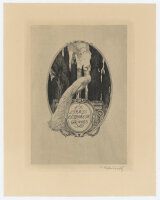 Sigmund Lipinsky - Exlibris Elizabeth Graves - 1925 - Kaltnadelradierung mit leichtem Plattenton