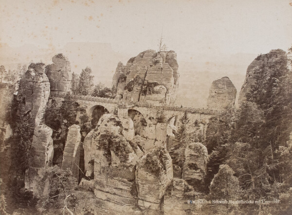 Friedrich und Ottilie Brockmann | Basteibrücke | Fotografie | Um 1880