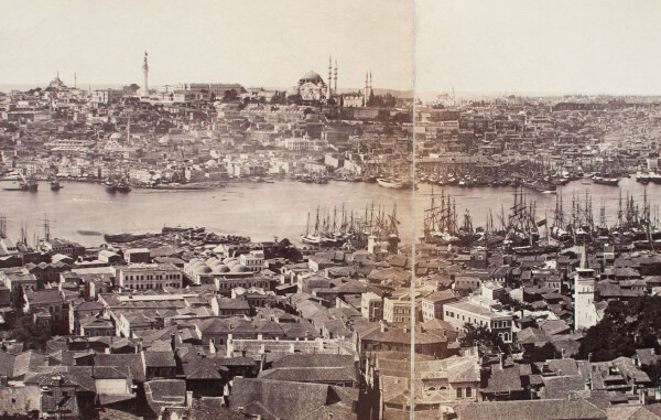 Basile (Vassilaki) Kargopoulo | Panorama von Konstantinopel | Fotografie | Um 1870