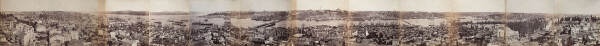 Basile (Vassilaki) Kargopoulo | Panorama von Konstantinopel | Fotografie | Um 1870