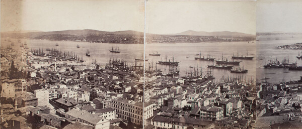 Basile (Vassilaki) Kargopoulo | Panorama von Konstantinopel | Fotografie | Um 1870