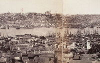 Basile (Vassilaki) Kargopoulo | Panorama von Konstantinopel | Fotografie | Um 1870
