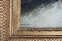 Axel Nordgren | Trollhättan-Fälle | Ölmalerei | 2. Hälfte 19. Jhd.