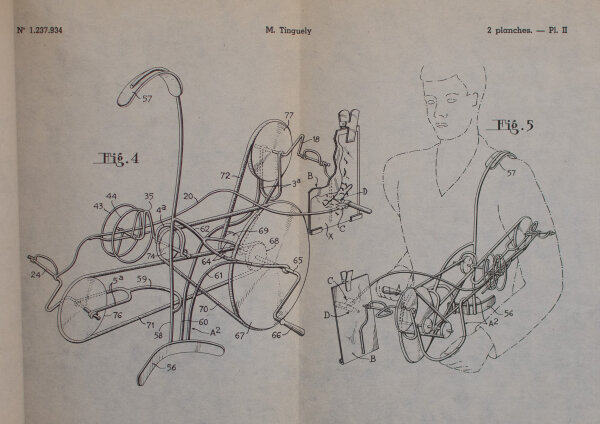 Jean Tinguely | Patentanmeldung Metamatic | Druck | 1960