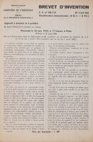 Jean Tinguely | Patentanmeldung Metamatic | Druck | 1960