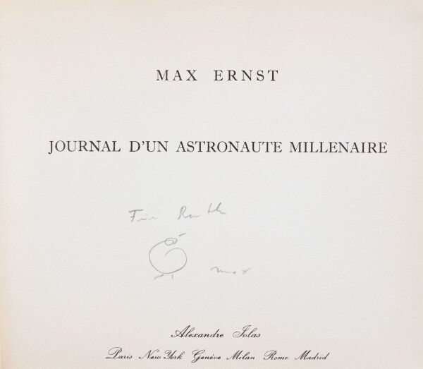 Max Ernst | Journal d´un astronaute millenaire | Zeichnung/ Buch | 1969