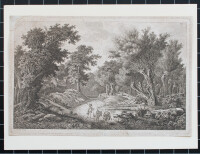 Carl Wilhelm Kolbe I | Landschaft mit Viehhirte und Hütte | Radierung | 2. Hälfte 18. Jhd.