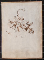 Venezianischer Künstler | Zwei Putten | Tuschfeder, laviert über Bleistift | 18. Jhd.