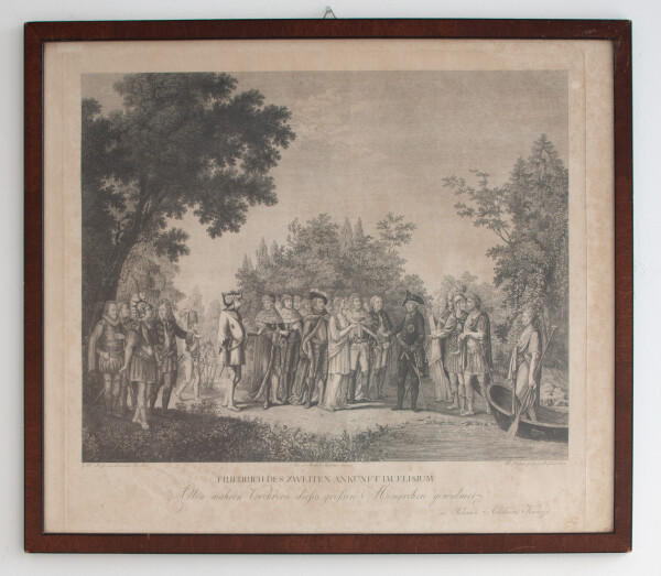 Bartholomäus Hübner | Ankunft im Elisium | Kupferstich | 1788