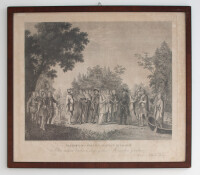 Bartholomäus Hübner | Ankunft im Elisium | Kupferstich | 1788