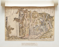 Katsushika Hokusai | Ruhe am Wasserfall | Farbholzschnitt | um 1840