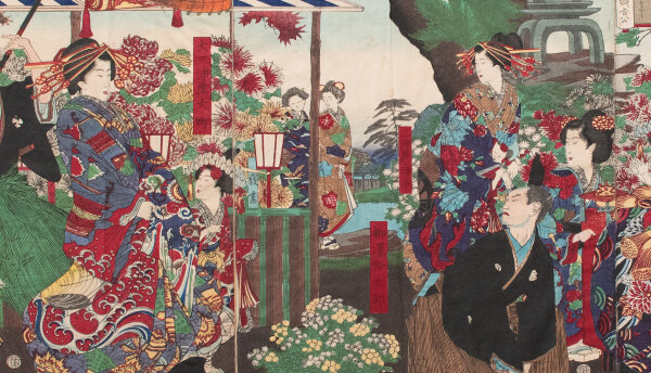 Tsukioka Yoshitoshi | Tokugawa Tsunayoshi | Farbholzschnitt | Um 1875