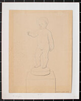 Künstler des 18./19. Jhd. | Skulpturenstudien | Bleistift bzw. Kohlestift, weiß gehöht | 1835/1844