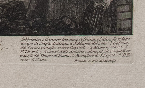 Giovanni Battista Piranesi | Veduta del Tempio di Cibele | Radierung | Ca. 1758