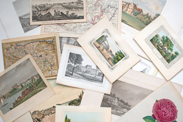 Diverse | Mecklenburg-Vorpommern | Kupferstiche, Radierungen, Lithograpghien und Stahlstiche, teils koloriert | 17. bis frühes 20. Jhd.