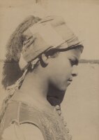 Wilhelm Plüschow | Jungenporträt und Sphinx | Fotografie | Um 1896/1897