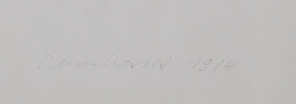 Klaus Dennhardt | Hermann Glöckner 1984 | Fotografie | 1984