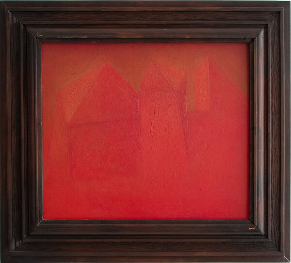 Ivan Exner | Cervena Kravina | Acrylmalerei | 1992