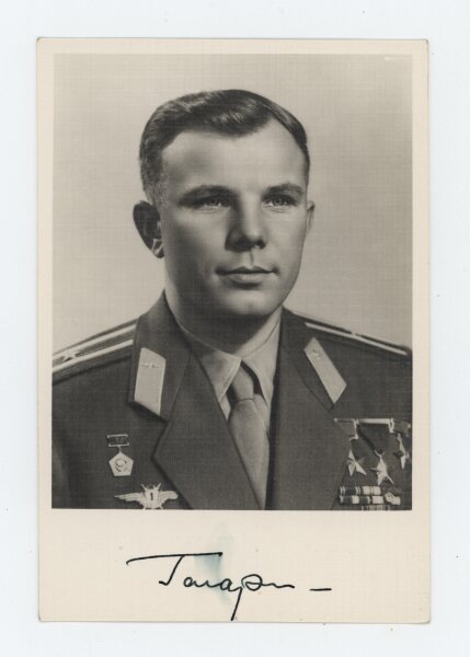 Juri Gagarin | Autograph/Autogramm | Fotodruck | 1965
