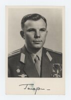 Juri Gagarin | Autograph/Autogramm | Fotodruck | 1965