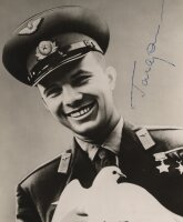Juri Gagarin | Autograph/Autogramm | Fotodruck | 1965
