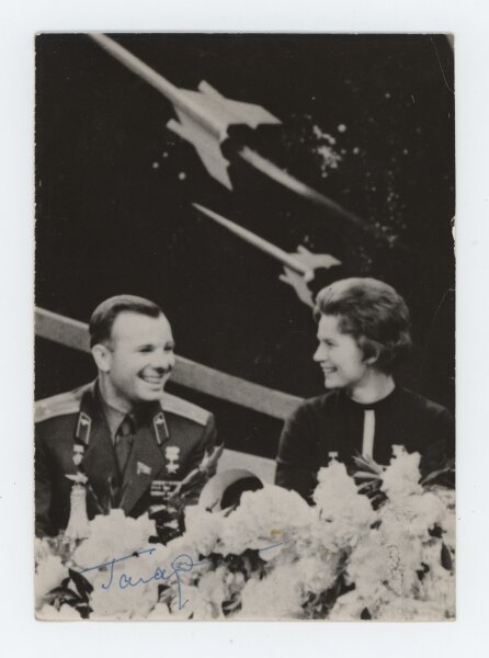 Juri Gagarin | Autograph/Autogramm | Fotografie | 1963